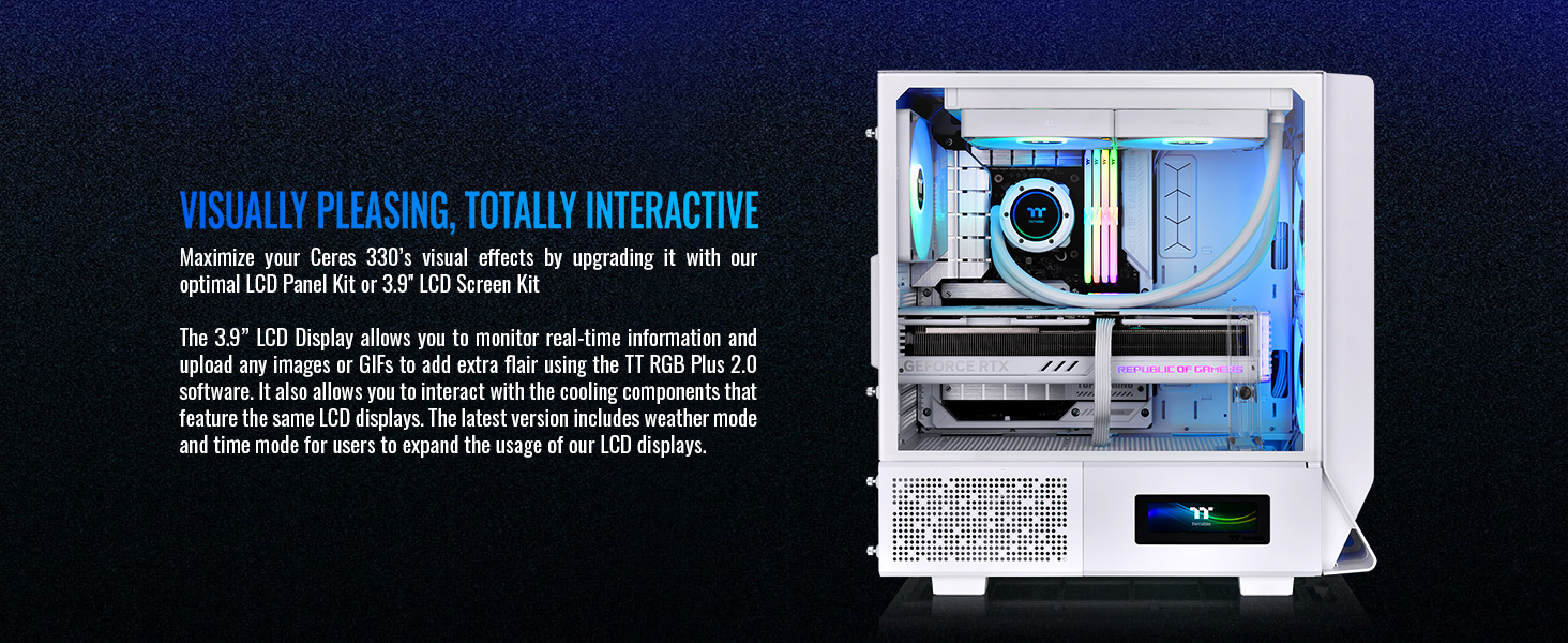 Thermaltake Ceres 330 TG ARGB Mid Tower E-ATX Case
